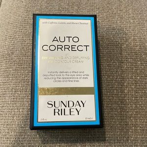 Sunday Riley Auto Correct Eye Contour Cream New in Box .5 fl oz